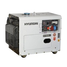Generatore diesel silenziato trifase Hyundai DHY8000SE3 + ATS gruppo elettrogeno