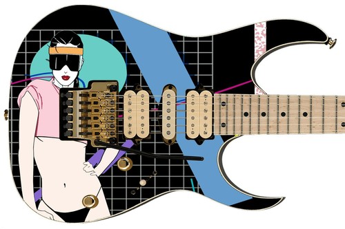 Guitar skin axe - axe, wrap