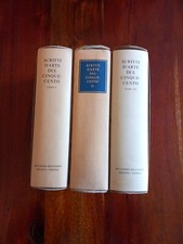 Ricciardi Letteratura Italiana P. Barocchi SCRITTI D'ARTE DEL CINQUECENTO 3 voll