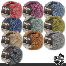 Lana Grossa 50 G Brigitte N. 2 Vintage Rete Filato Lana Merino Seta