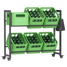 Scaffale per casse bevande 6