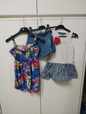 Set Abbigliamento Bambina 3 Pezzi Gonna  Vestito  4 Anni Original Marines 