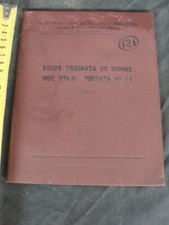 MANUALE USO MANUTENZIONE RUSPA TRAINATA SU GOMME ESERCITO 