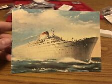 CARTOLINA NAVE SOCIETÀ DI