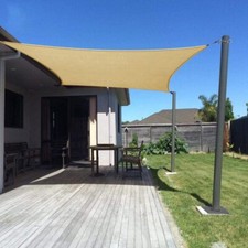 Tenda da sole a vela gialla 3x5 metri DRIPEX