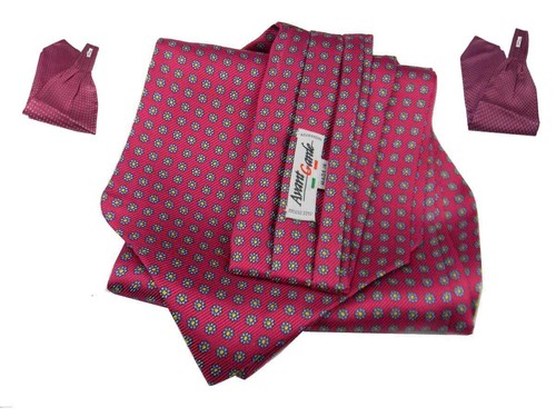 Ascot uomo cashe col - uomo, seta
