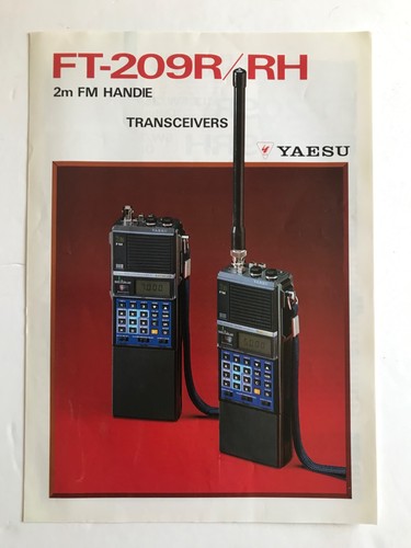 Brochure yaesu 209r rh - yaesu, ft-209r/rh