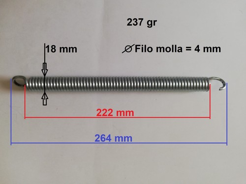 Molla trazione 222 264 - 222/264,