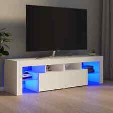 VidaXL Mobile Porta TV con Luci LED Bianco 140x36,5x40 cm