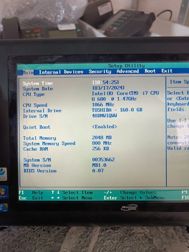 Motion computing j3500 t008 - computing, i7
