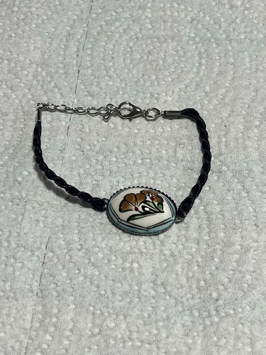 Bracciale donna cordino nero