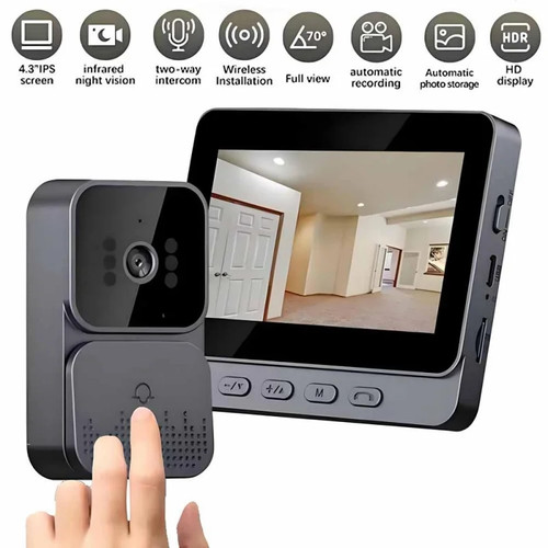 Campanello videocitofono con - videocitofono,