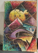 African Abstract Painting on