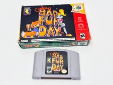Conker's Bad Fur Day (Nintendo 64 N64) Game & Box / Authentic & Tested