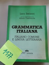 Grammatica italiana Serianni  Utet  libreria 1001177