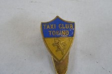 spilla pins Taxi club Torino auto epoca