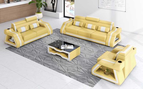 Divani pelle set completo - in,