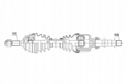 Albero motore peugeot 208 - albero,