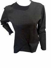 Maglione donna nero manica