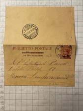 Storia Postale Biglietto