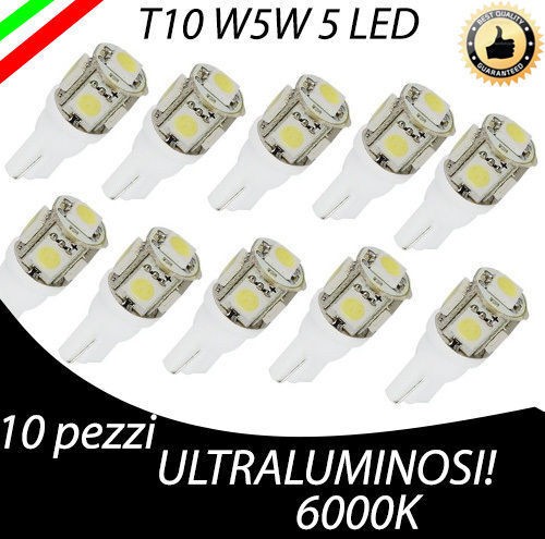 Stock pezzi t10 led w5w - 10,