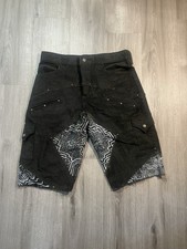 Pantaloncini cargo uomo nero