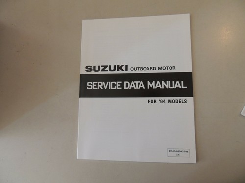 Service data manual suzuki - manual,