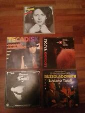 10 DISCHI 33 GIRI vinile anni 70/80 vintage lotto Baglioni Celentano Tajoli