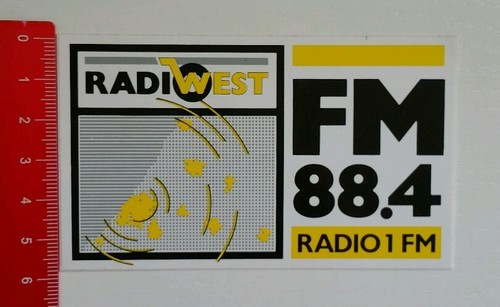 Aufkleber sticker radio west - aufkleber/sticker:,