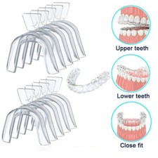 10 Pezzi Protezione Bocca Dentale Silicone Notte Denti String Macinazione Morso Modellabile