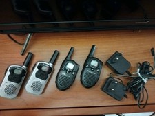 2 Ricetrasmittenti Midland G5 Walkie Talkie Radioline x Comunicare Vintage Nero 