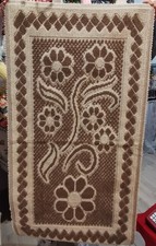 Tappeto beige floreale stile - floreale,
