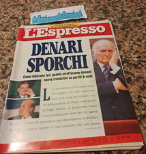 L'espresso rivista-n.2 1993-Berlusconi-Spielberg-Madonna-Raffaella Carrà-Jackson