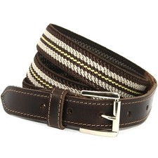 Cintura Elastica Uomo in Pelle