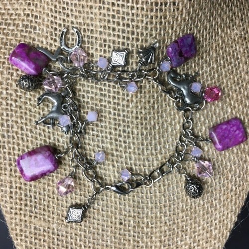 Bracciale charm ferro - bracciale,