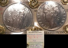 ITALIA ?? 100 LIRE 1966 MINERVA FDC PERIZIATA