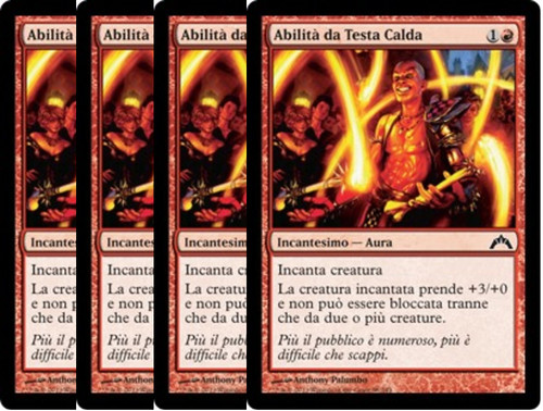 Set abilità testa calda - 4x,