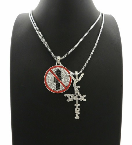 Set collana catena hip hop - collana,
