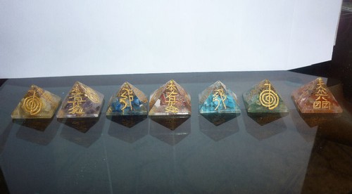 Set piramide orgone - set, orgonite