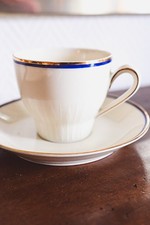 ANTICA TAZZINA DA Tè SCHERZER  GERMANY MID Century - BLU E ORO