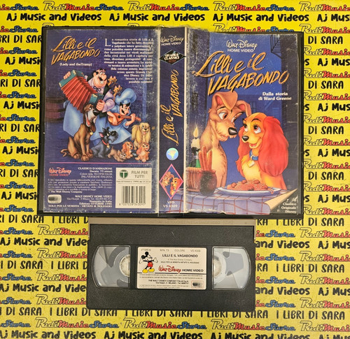 Vhs film lilli vagabondo - vhs,