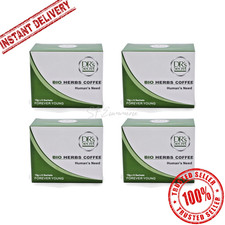 4 Box Caffè alle Erbe Biologico 12 Bustine per UOMO Resistenza Naturale Istantaneo Sana
