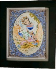 Dipinto con piastrelle in