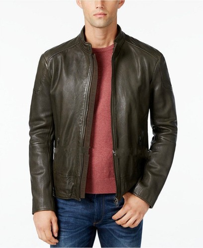 Giacca pelle uomo hugo boss - di,