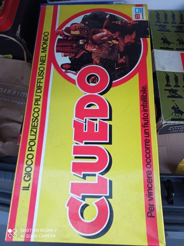 Cluedo editrice giochi anni - cluedo,