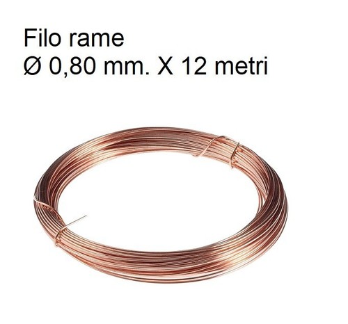 Filo cotto rame mm x - filo,
