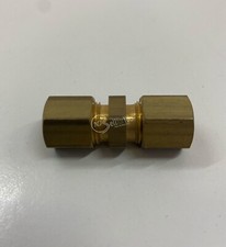 Giunto raccordo gas gpl diritto in ottone Ø 8 cod. 1068 bombola campeggio