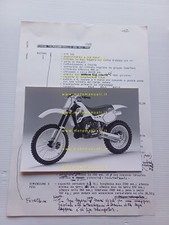 KTM 500 MC 1988 comunicato stampa + foto originale