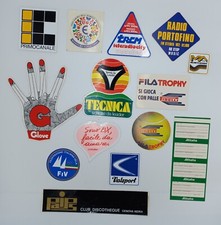 14 ADESIVI STICKERS VINTAGE
