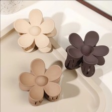 3 Pcs Flower Claw Clips Women